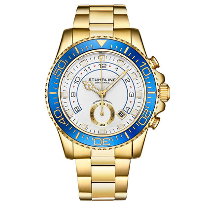 Stuhrling - Brigadier Quartz Kronograf 42mm Diver
