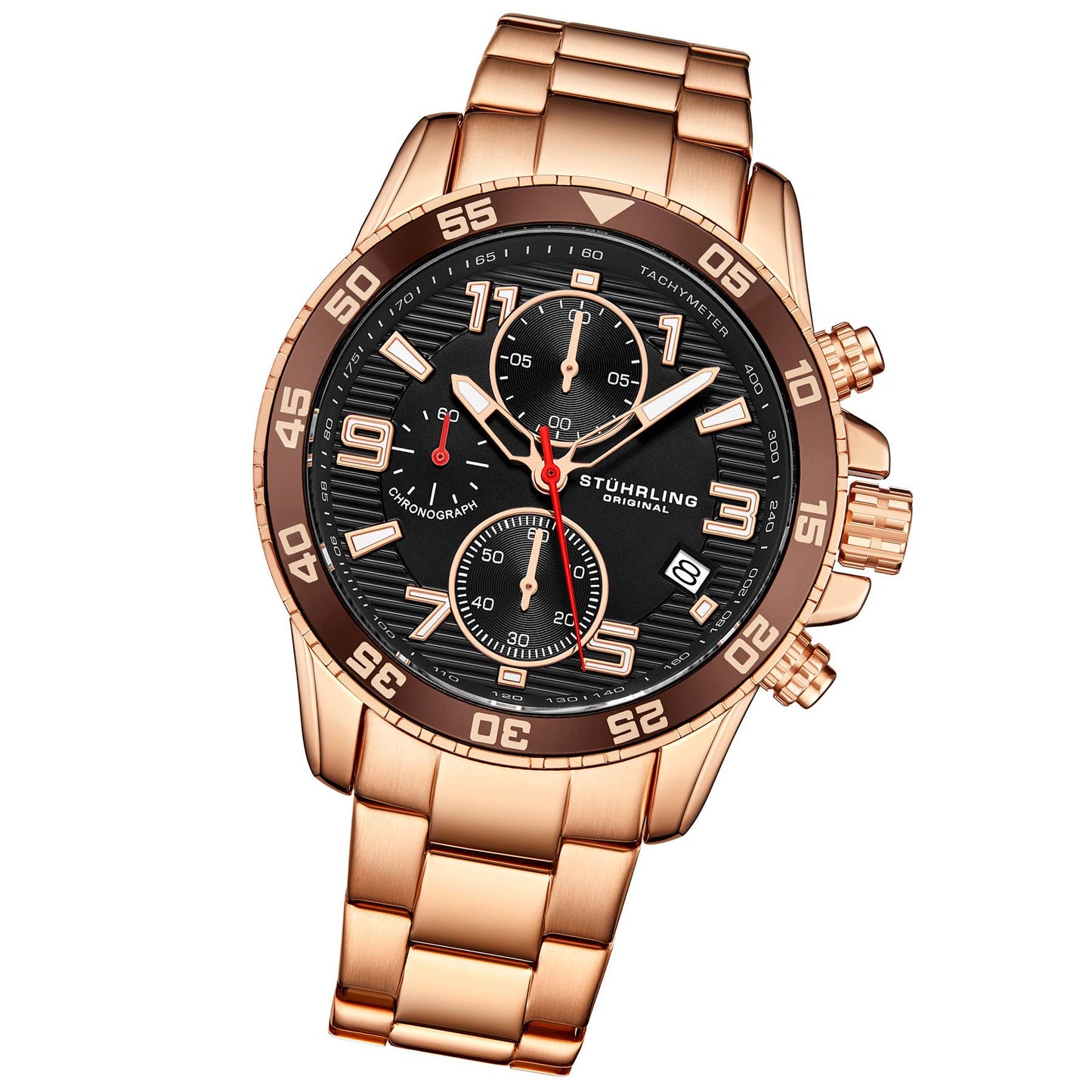 Stuhrling - Concorso Quartz 40mm kronograf med takymeter