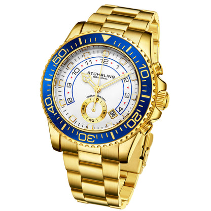 Stuhrling - Brigadier Quartz Kronograf 42mm Diver